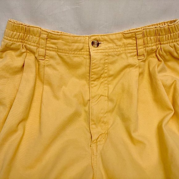 Vintage Yellow High Waisted Mom Shorts 28" Waist - Picture 8 of 14